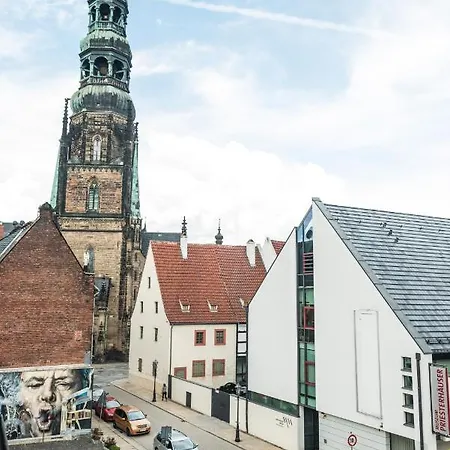 Apartmenthaus Am Dom Mit Parkplatz Zwickau Exterior photo
